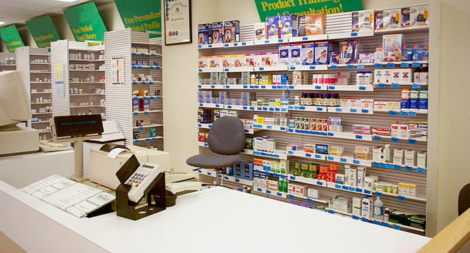 pharmacy shelving omniweb